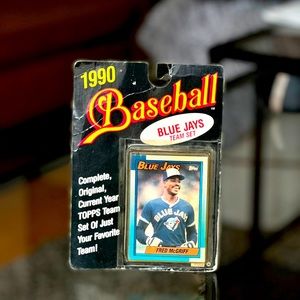 1990 Topps Blue Jays Team Set Baseball Cards